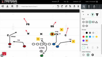 Tight End Stick Route