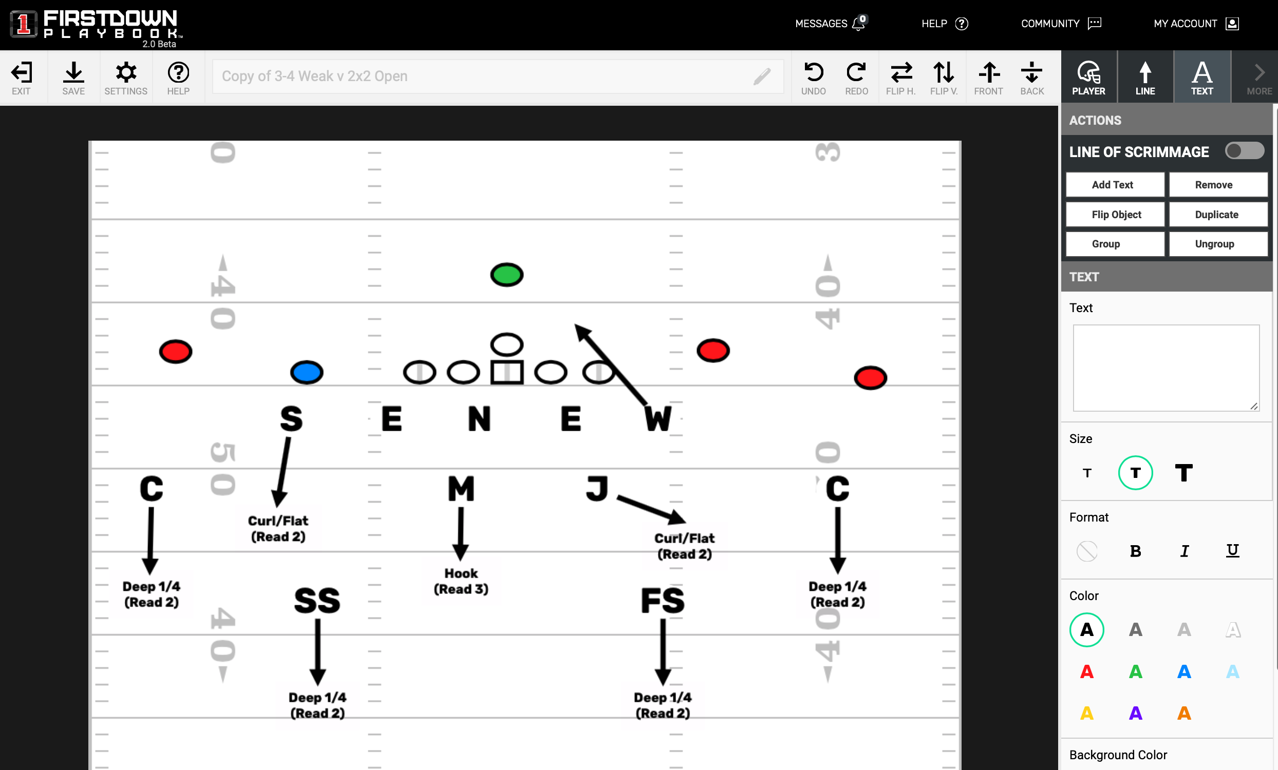 Flip Your Football PlayBook Play Or Part Of It