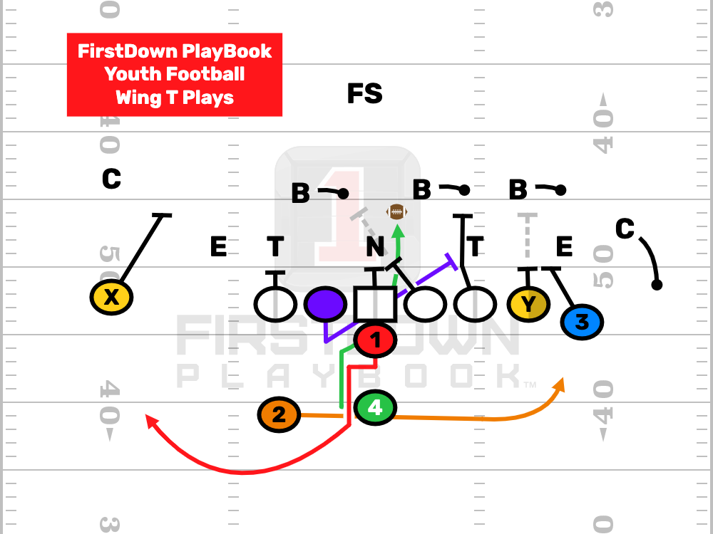 Youth Football Wing T Complimentary Plays