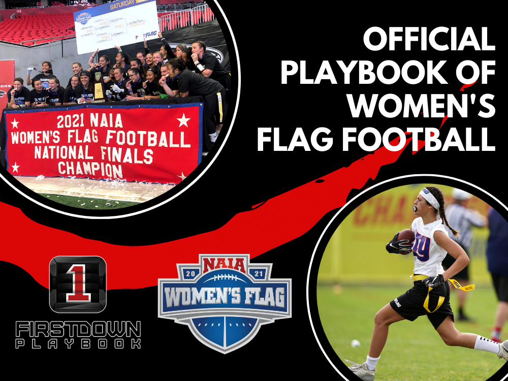 FirstDown Playbook is the Official PlayBook of NAIA Women's Flag Football