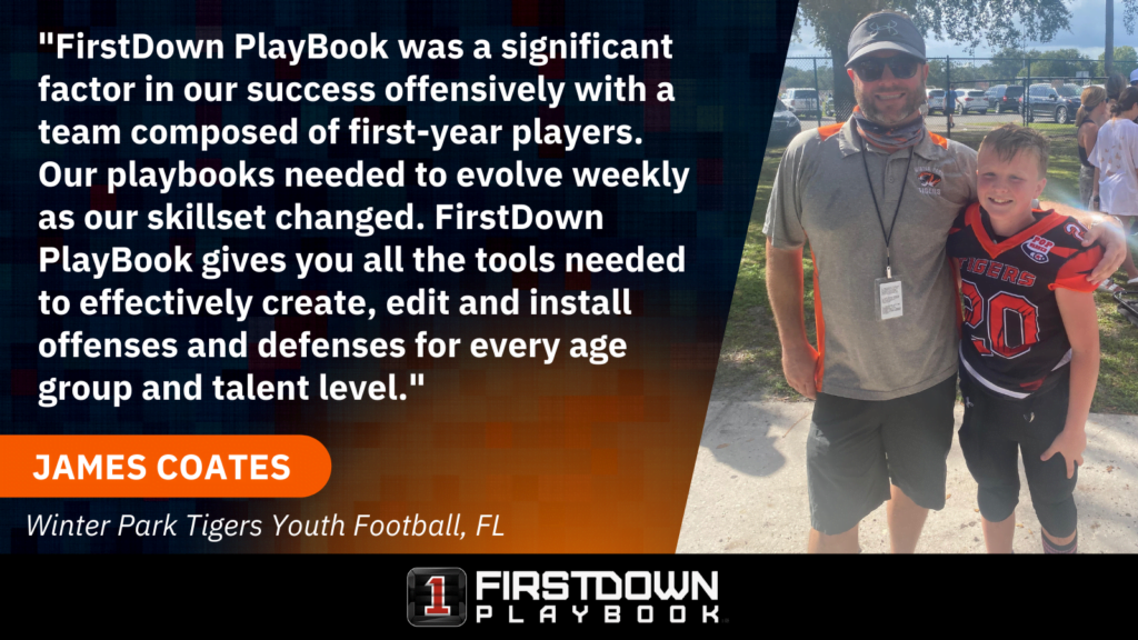 James Coates Endorses FirstDown PlayBook