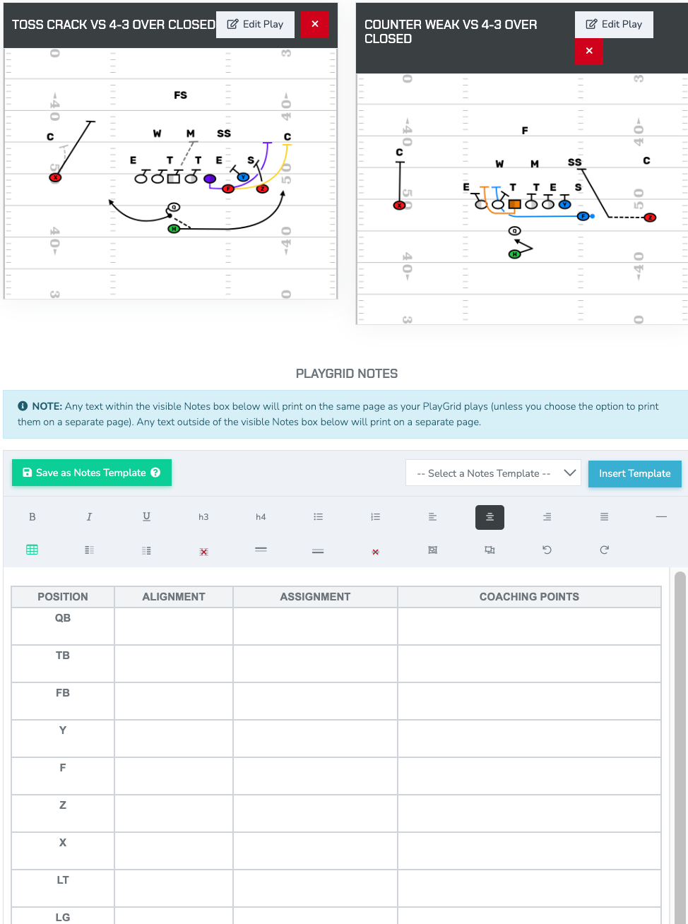 New! Present & Print With FirstDown PlayBook