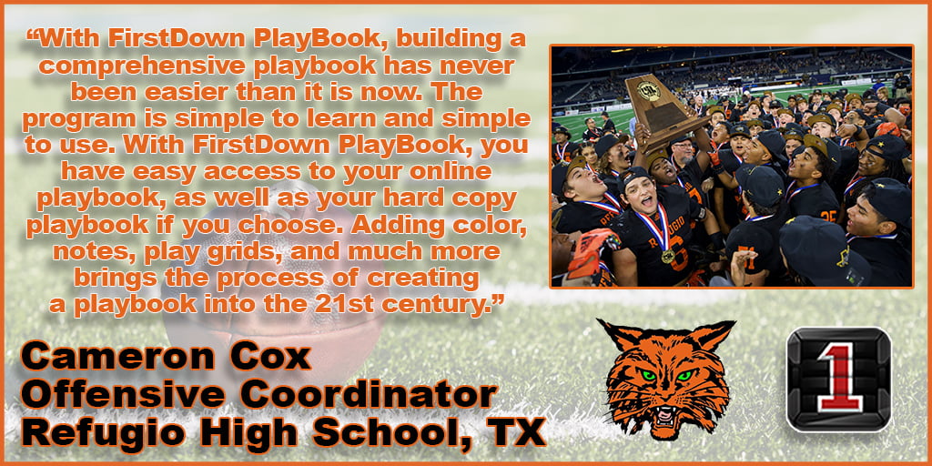 FirstDown PlayBook Has A Deep Library Of 8 Man Football Plays & Defenses Too