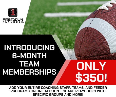 You Can Now Get A 6 Month Team membership With FirstDown PlayBook