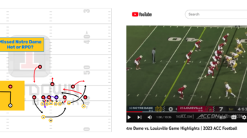 All 22 Tuesday Notre Dame Missed Hot or RPO.