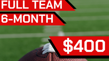 6 Month Full Team Account For High School Football & Youth Football