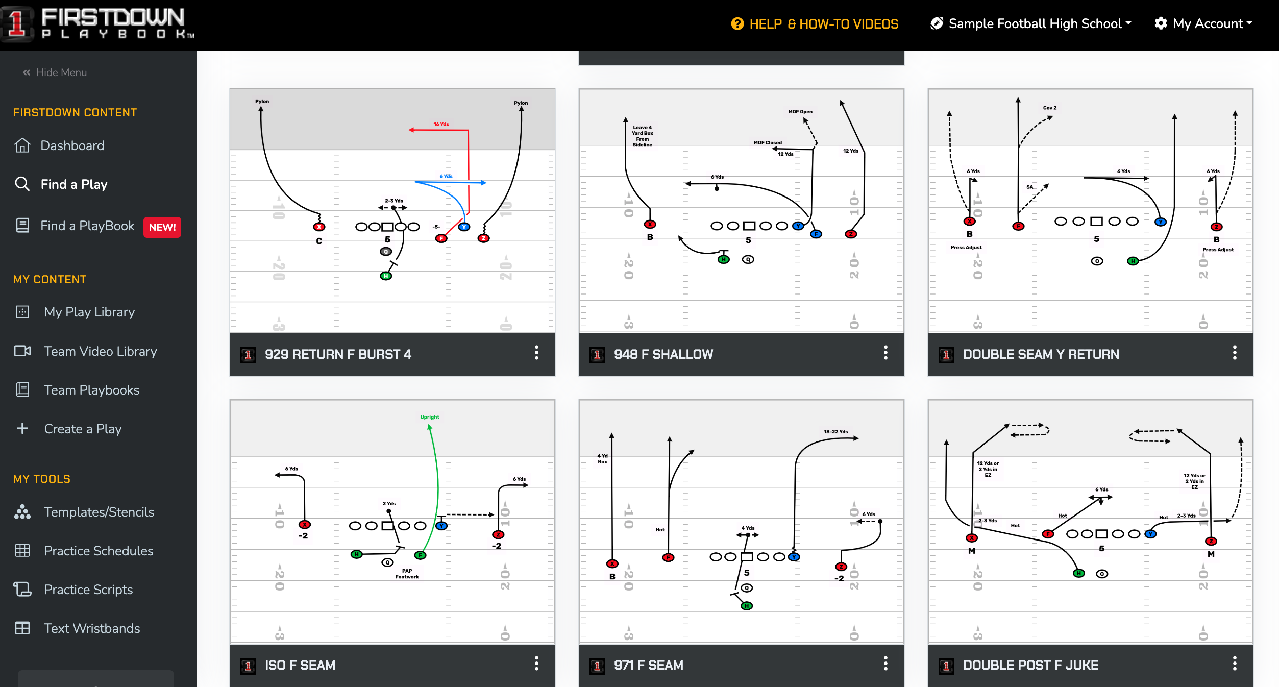Editable Red  Zone Pass Plays Here