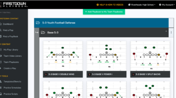 Youth Football 5-3 Defense In Find a PlayBook