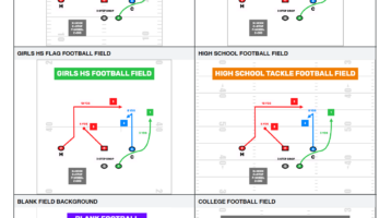 FirstDown PlayBook Flag Football Fields