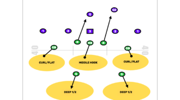 Flag 7v7 Defense 2-4-2 Universal Check Vs Two QB's
