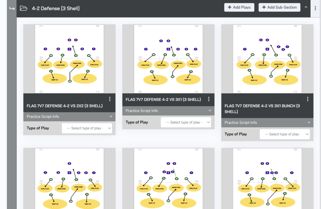 FirstDown PlayBook 7v7 Flag Football Defense