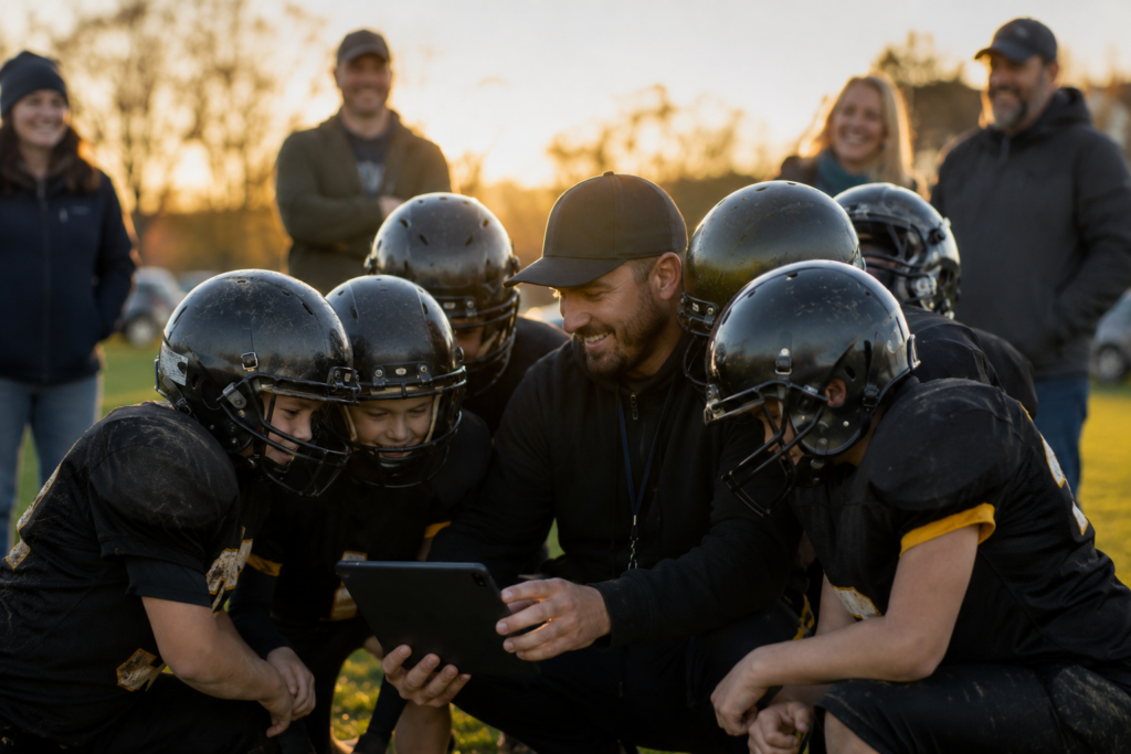 Youth Football Coach & Parents